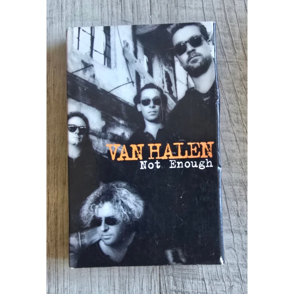 RARE VAN HALEN Not Enough Amsterdam Cassette Single 4-17810 Warner Bros. 1995